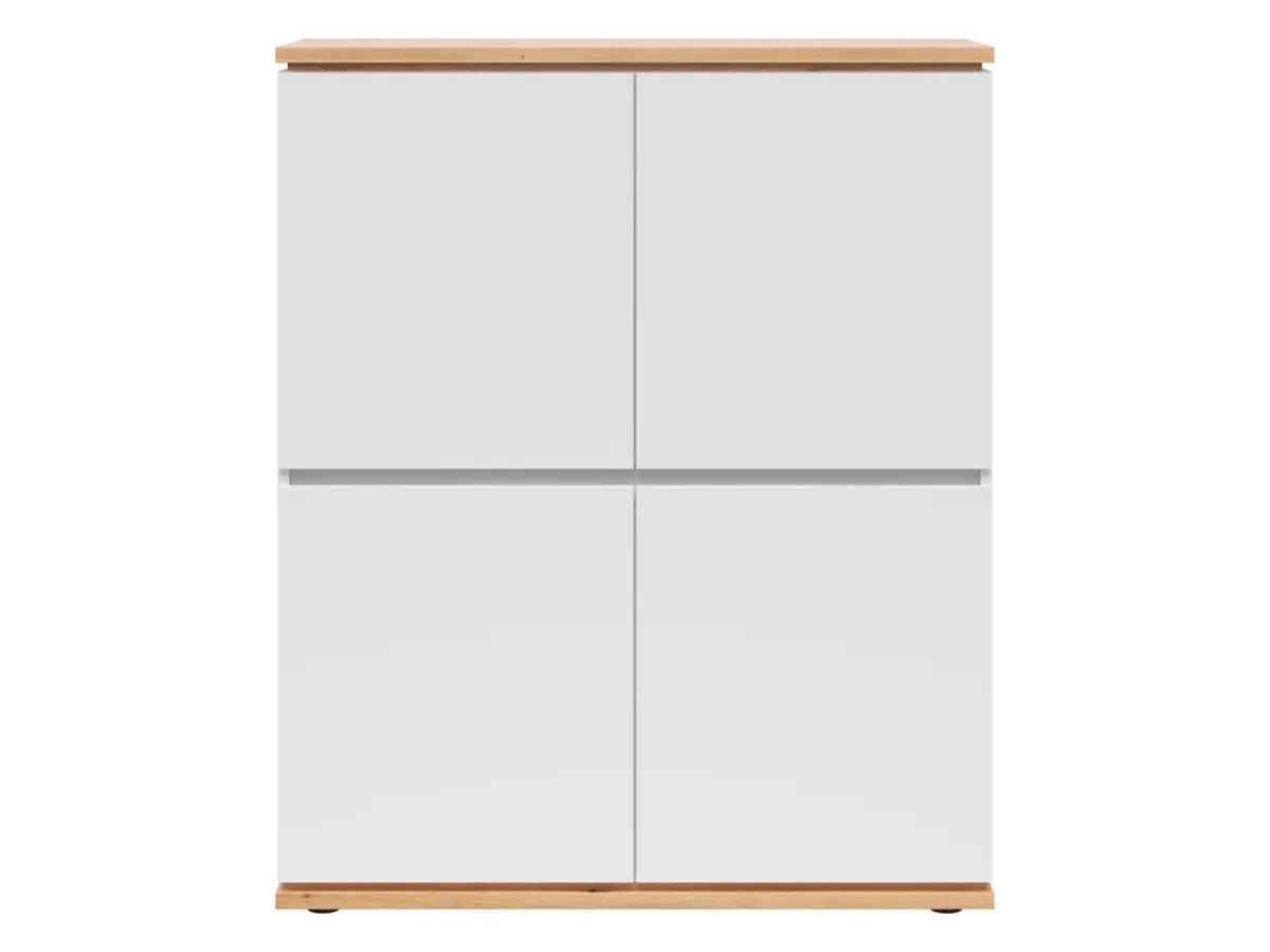 Armario Yamael 100 cm con 4 puertas blanco