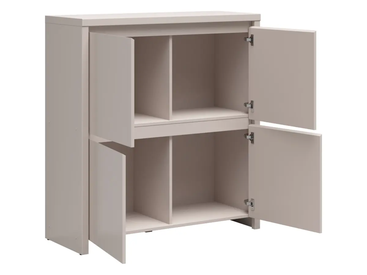 Gabinete Kaspian 105 cm cuatro puertas cachemira