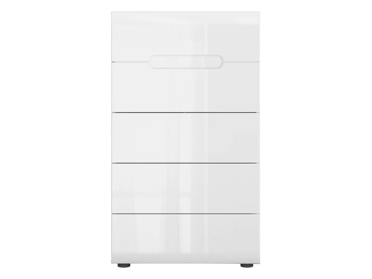 Комод Azteca Trio 60 см с 5 ящиками белый глянец