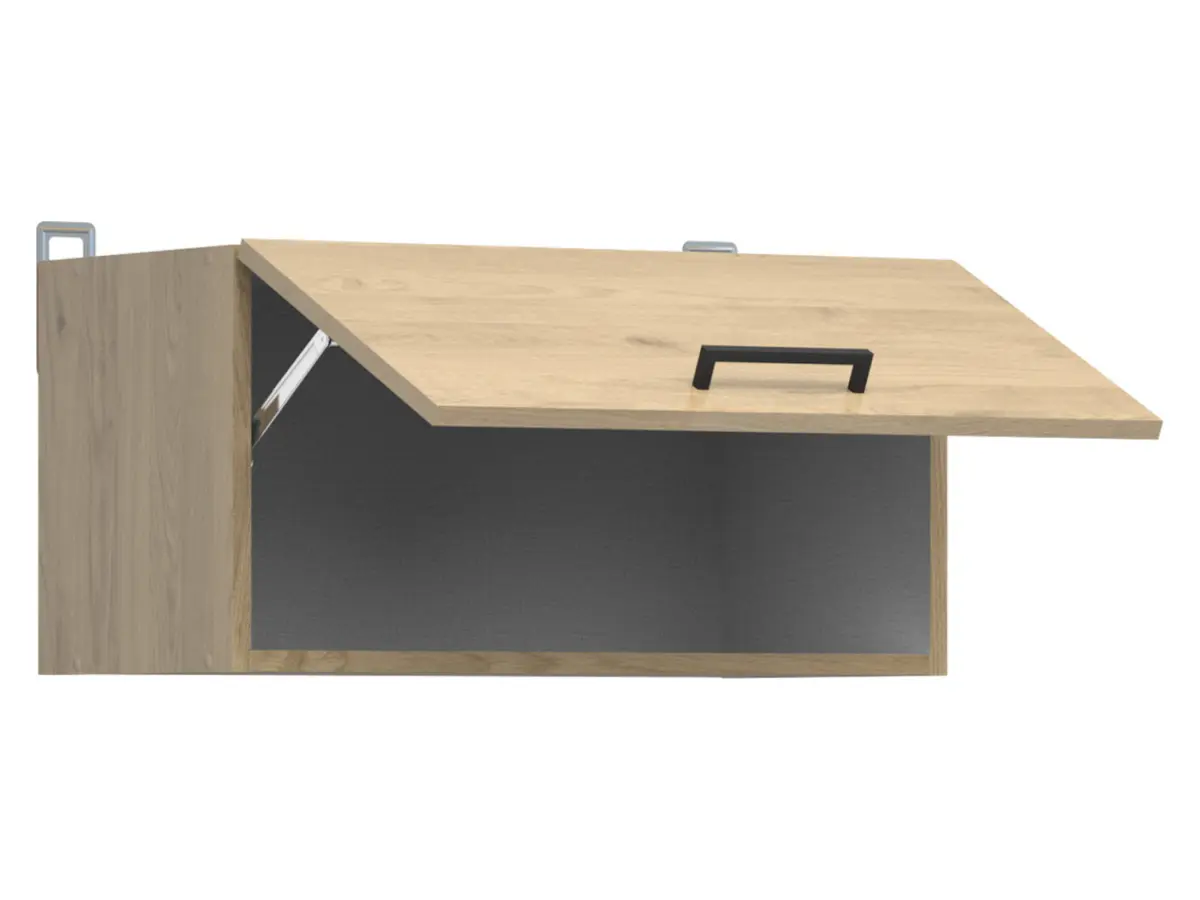 Armario de cocina superior Junona Line 60 cm sobre campana roble bernstein