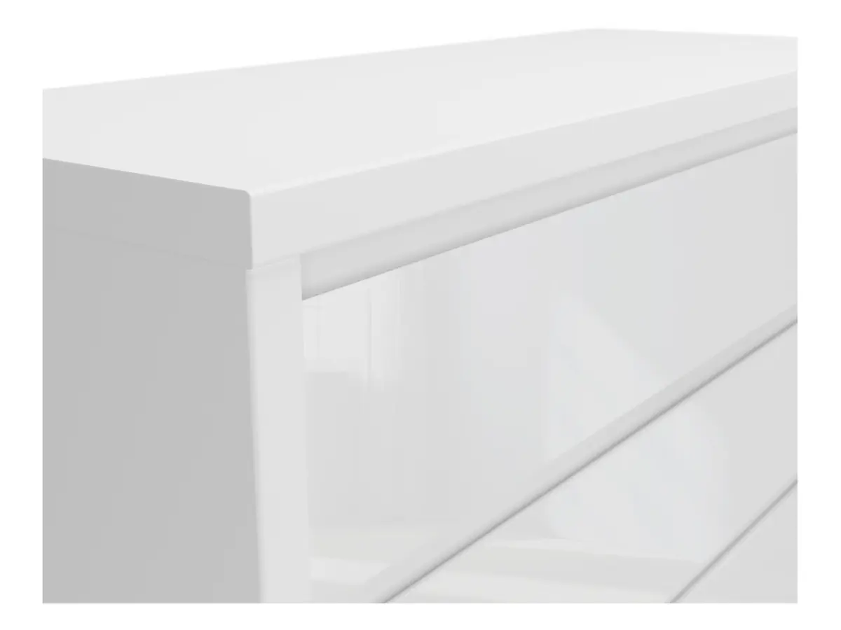 Cómoda Larios 105 cm con 4 cajones blanco brillo