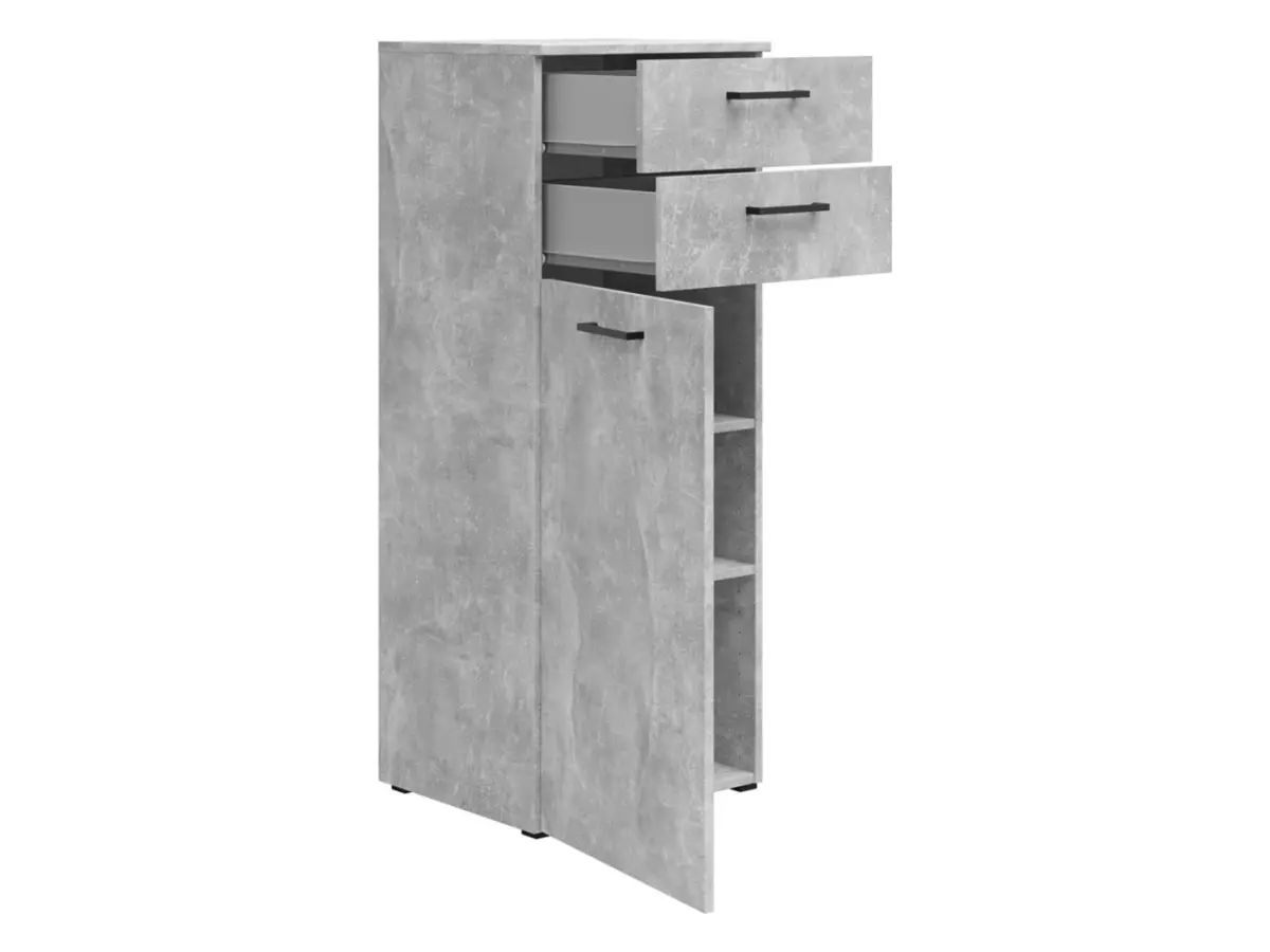 Cómoda MultiDo 45 cm con puertas y 2 cajones atelier claro