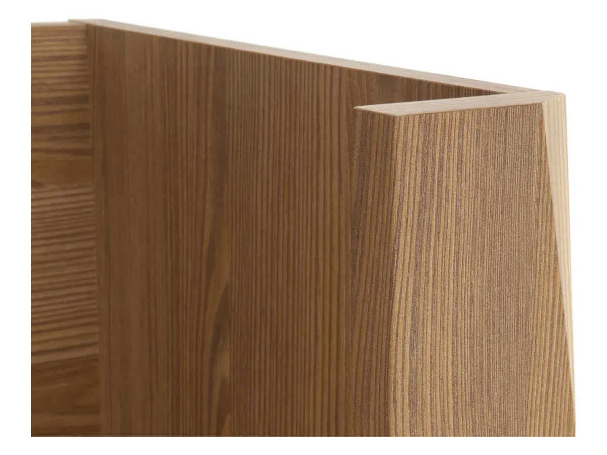 Estante de pared Bergen 156 cm alerce sibiu dorado