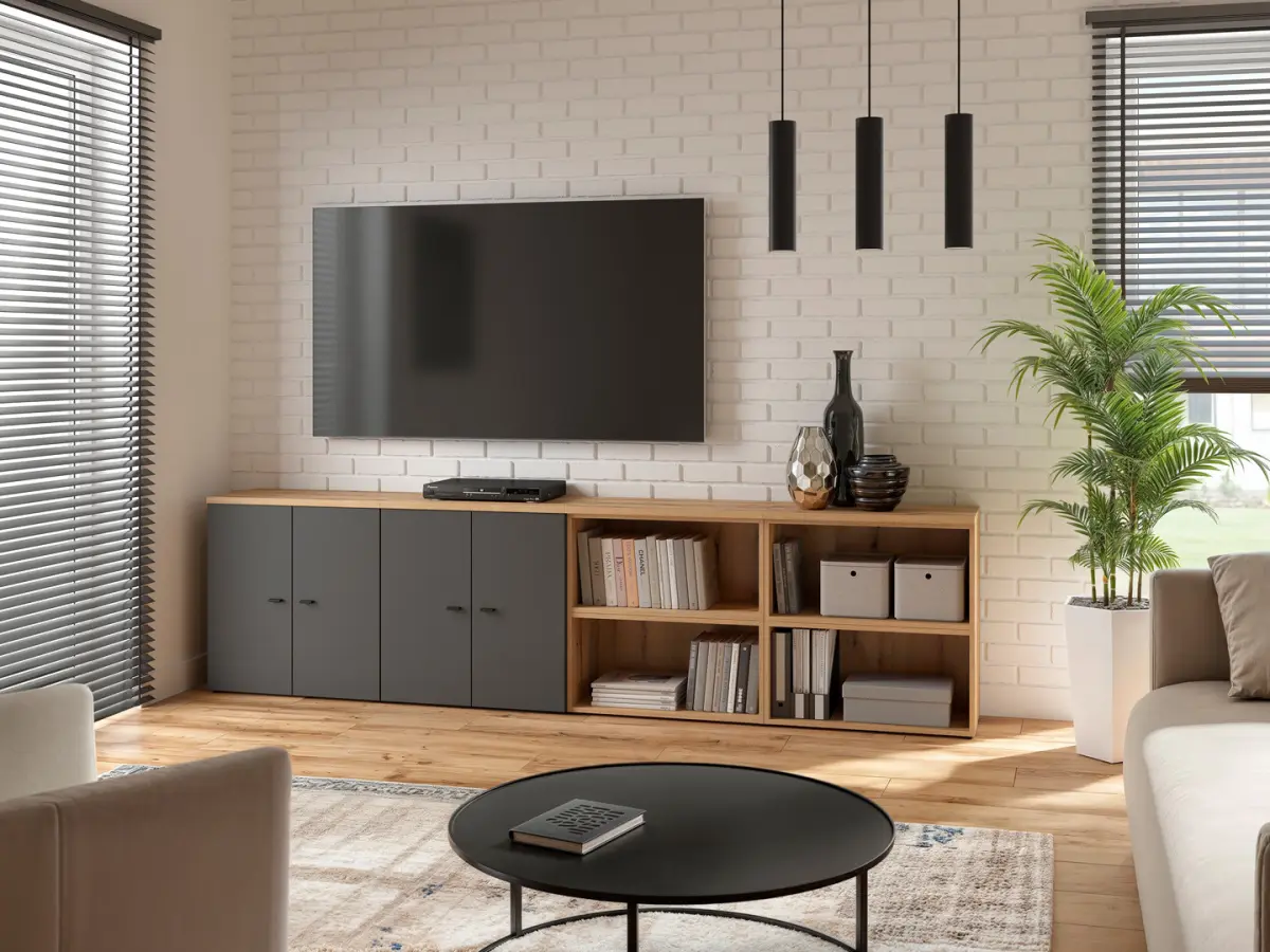 Tablero 130 cm para System 64 roble coast evoke