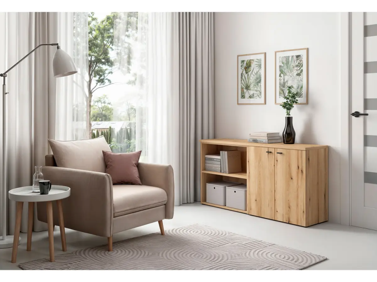 Armario System 64 con 2 puertas roble coast evoke