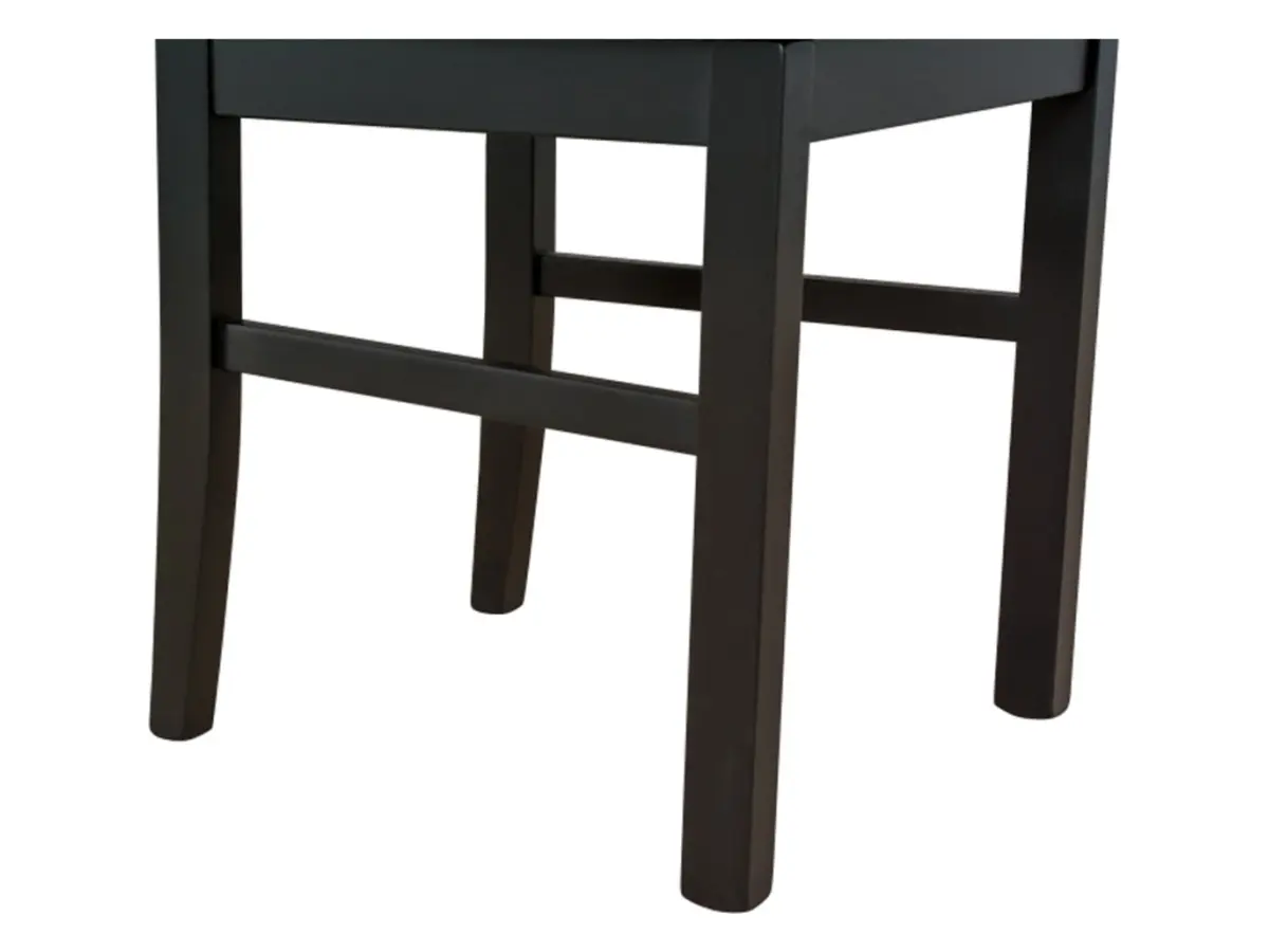 Стул мягкий Alla 3 черно-серый