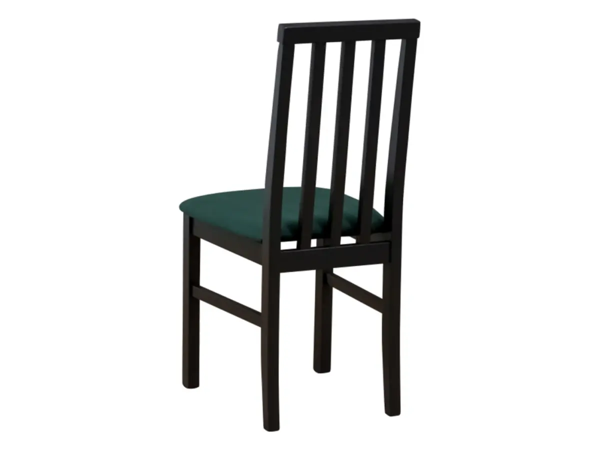 Silla tapizada Ramen verde