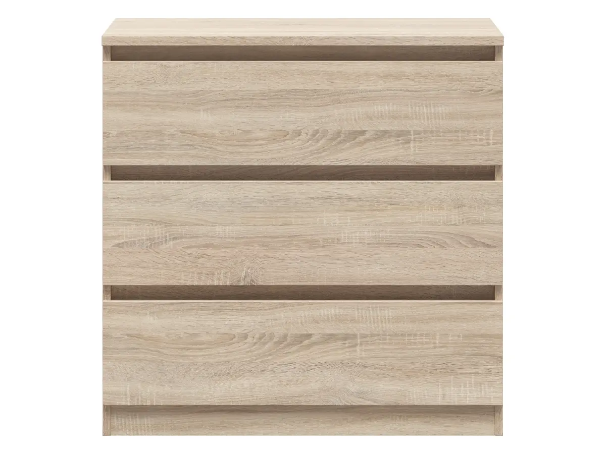 Cómoda Tetrix 75 cm con 3 cajones roble sonoma