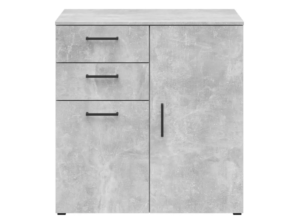 Комод MultiDo 80 см с 2 дверцами и 2 ящиками светлый ателье