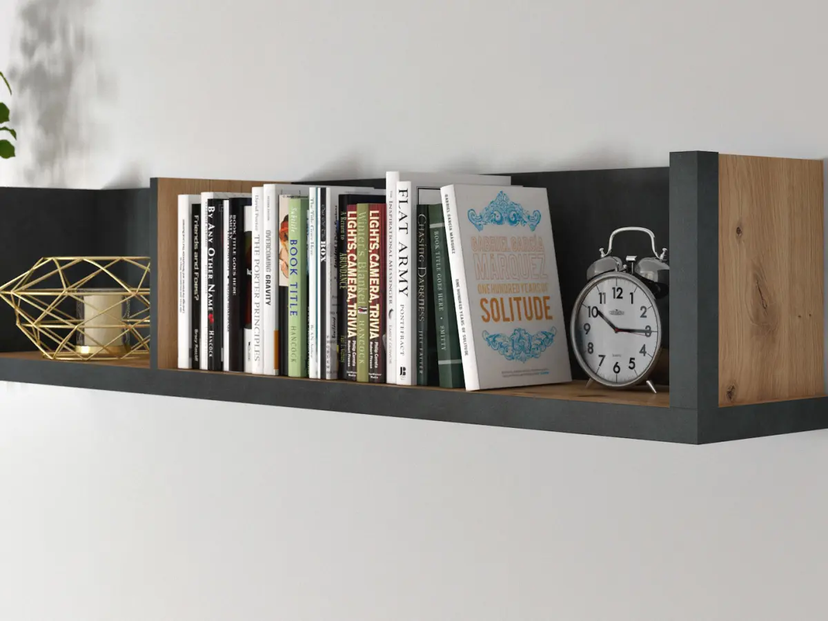 Estante de pared Weston 120 cm pino old style