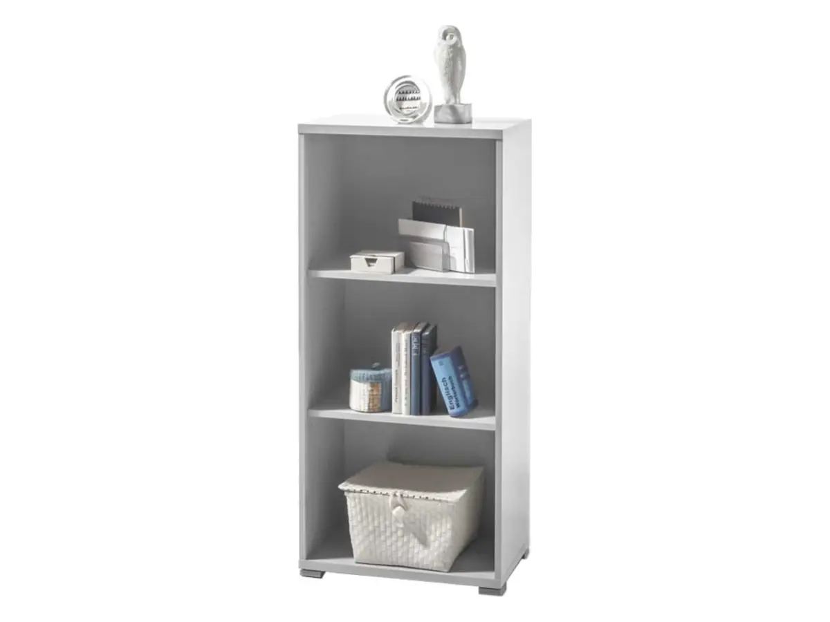 Estantería Office Lux 53 cm con 2 estantes gris