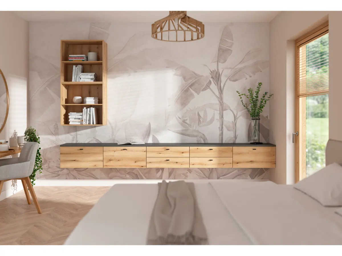 Estantería System 64 cubo roble coast evoke