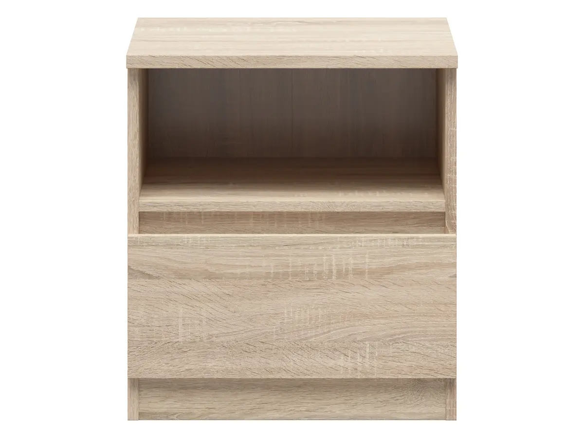 Mesita de noche Tetrix 45 cm con cajón roble sonoma