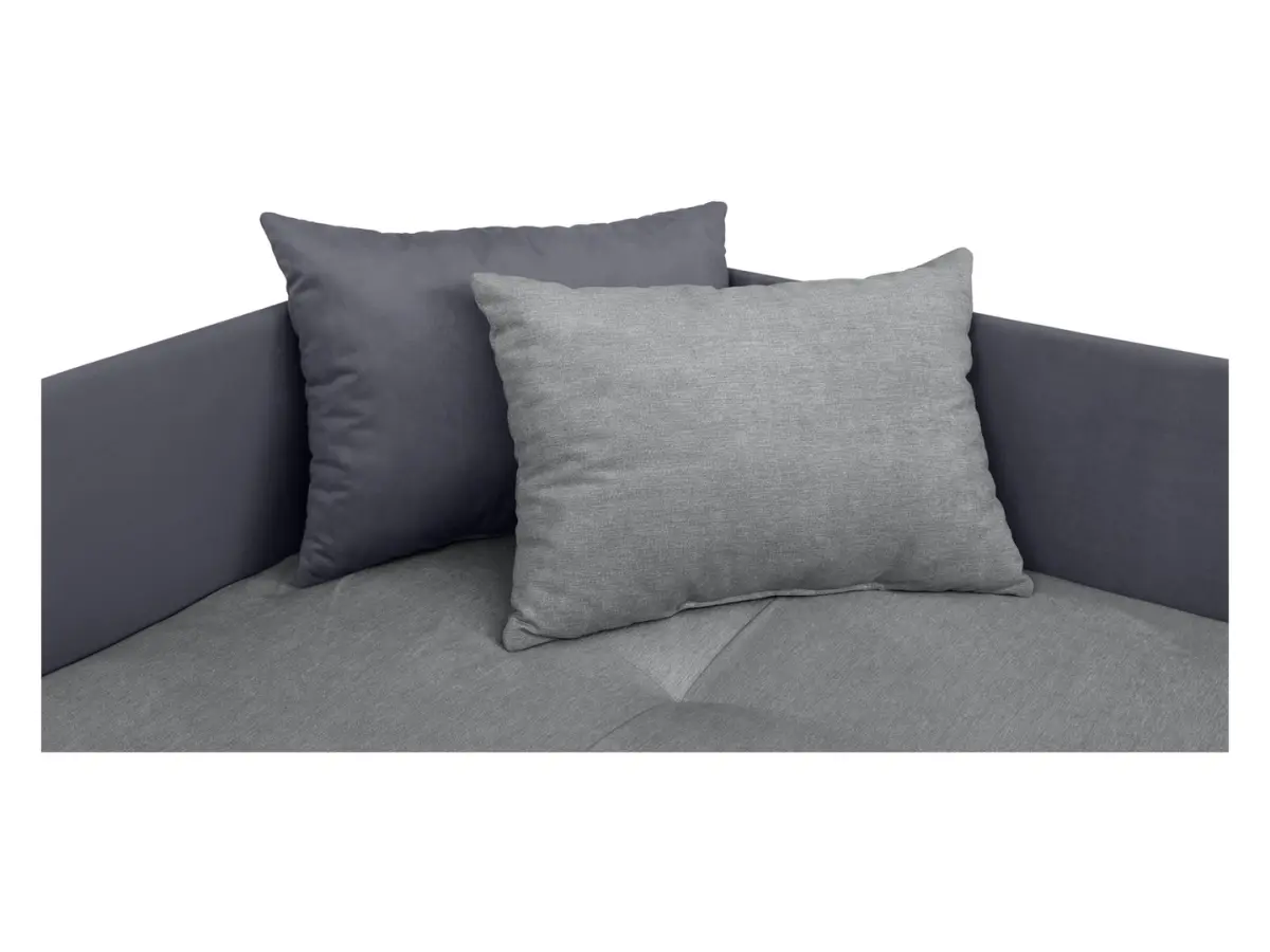 Sofá cama Kelo con arcón gris
