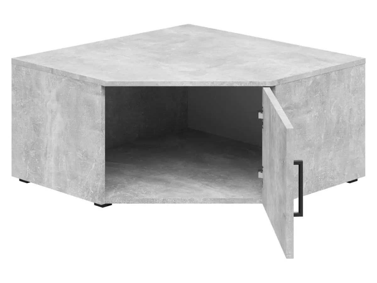 Estantería de esquina MultiDo 71,5x71,5 cm con puertas atelier claro