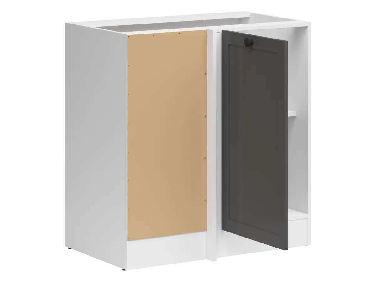 Armario de cocina inferior de esquina Junona Line izquierdo grafito para rincón 100x60 cm