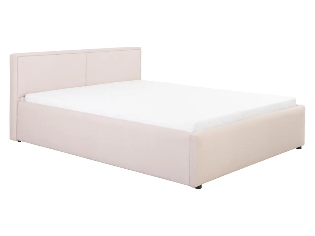 Cama tapizada Nedin 160x200 beige