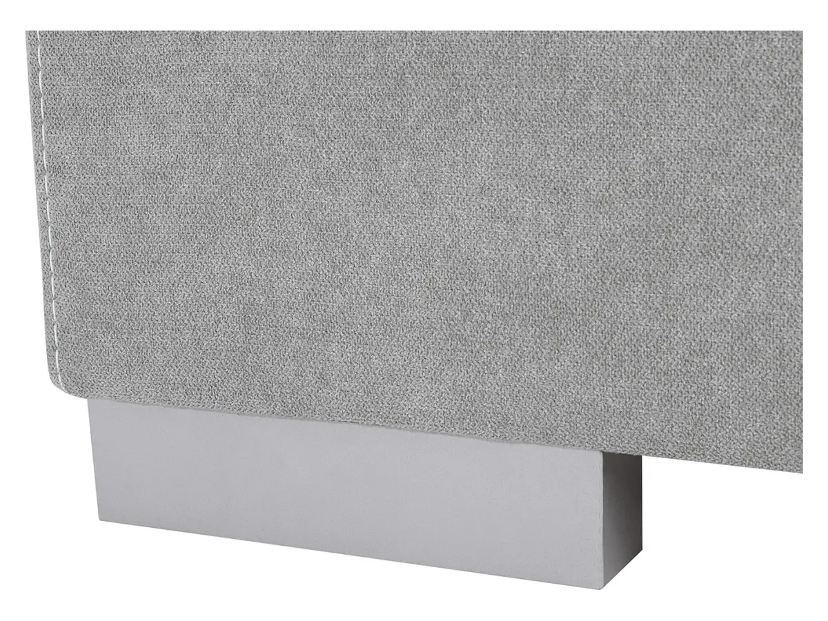 Sofá de tres plazas Street IV LUX 3DL convertible con contenedor gris