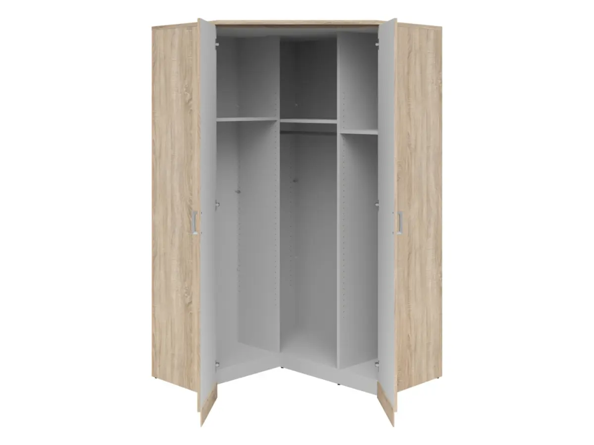 Armario de esquina Brando 117x117 cm roble sonoma