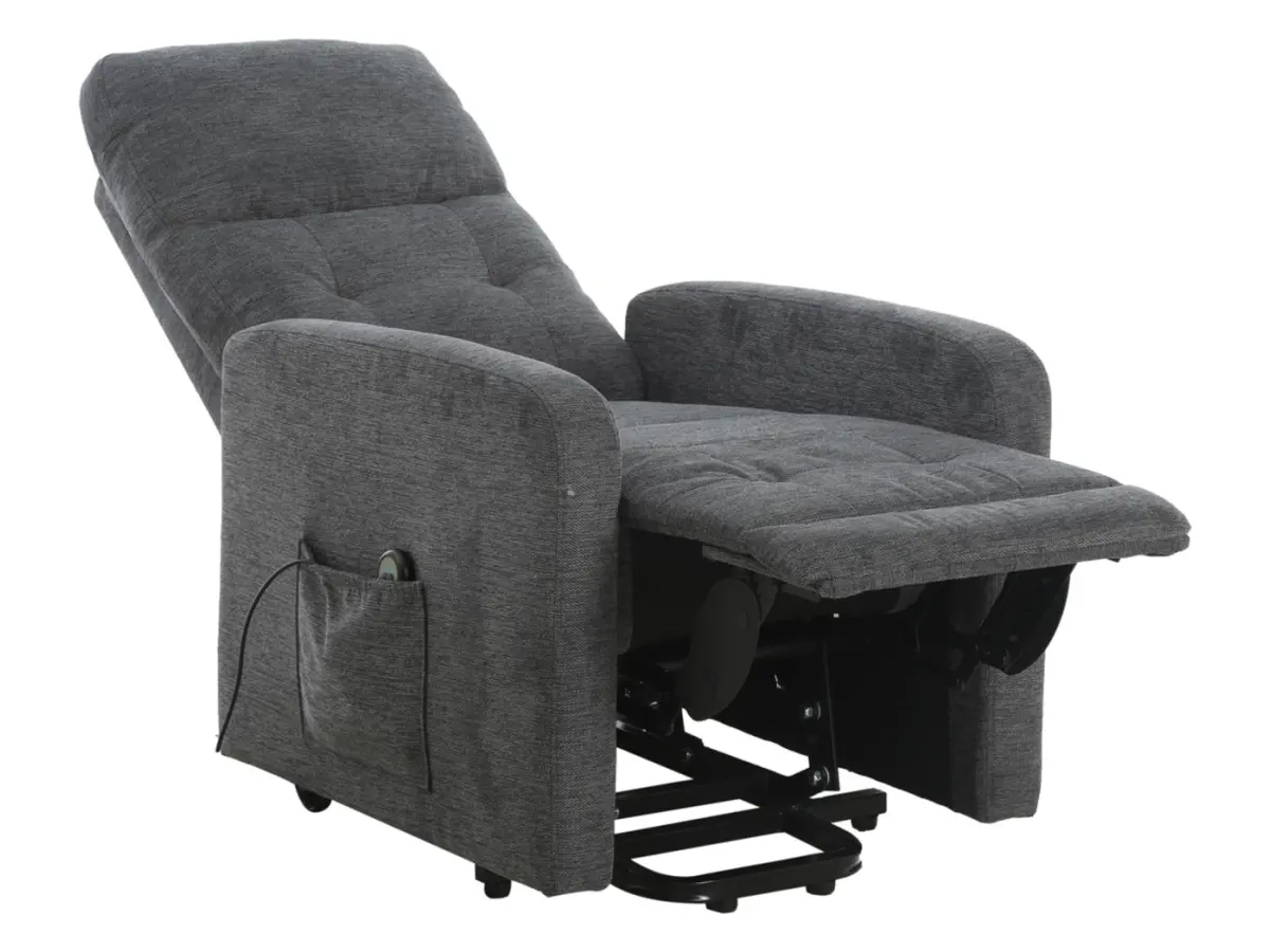 Sillón tradicional Grand con función relax gris