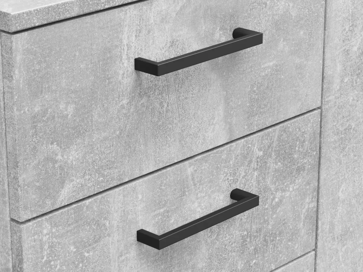 Комод MultiDo120 см з 3 дверцятами та 2 шухлядами світлий ательє