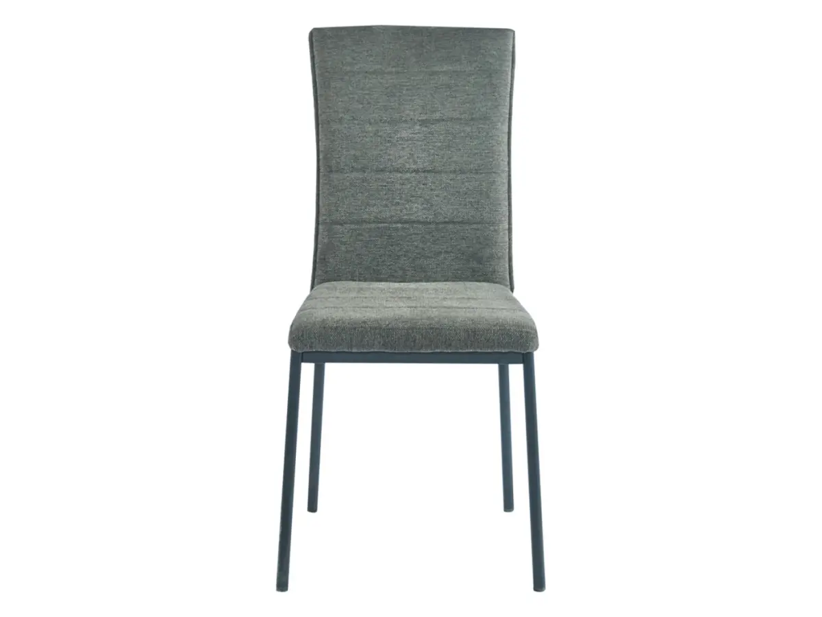 Silla tapizada Edla verde