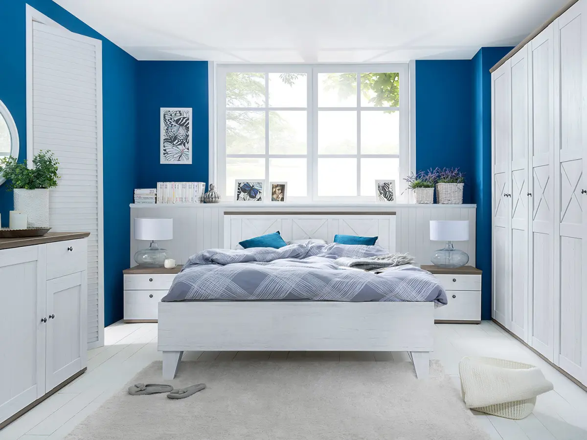 Cama Stockholm 160x200 pino andersen blanco