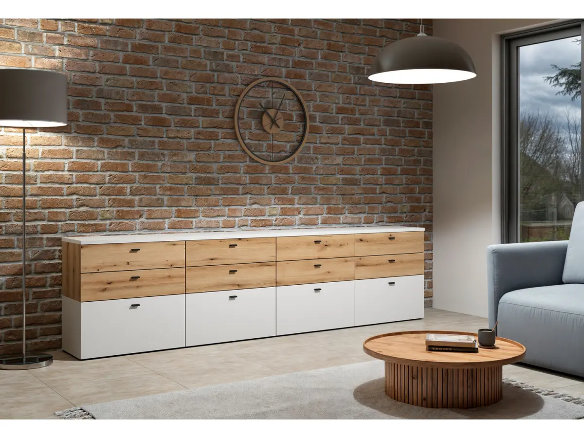 Cómoda System 64 con 2 cajones roble coast evoke