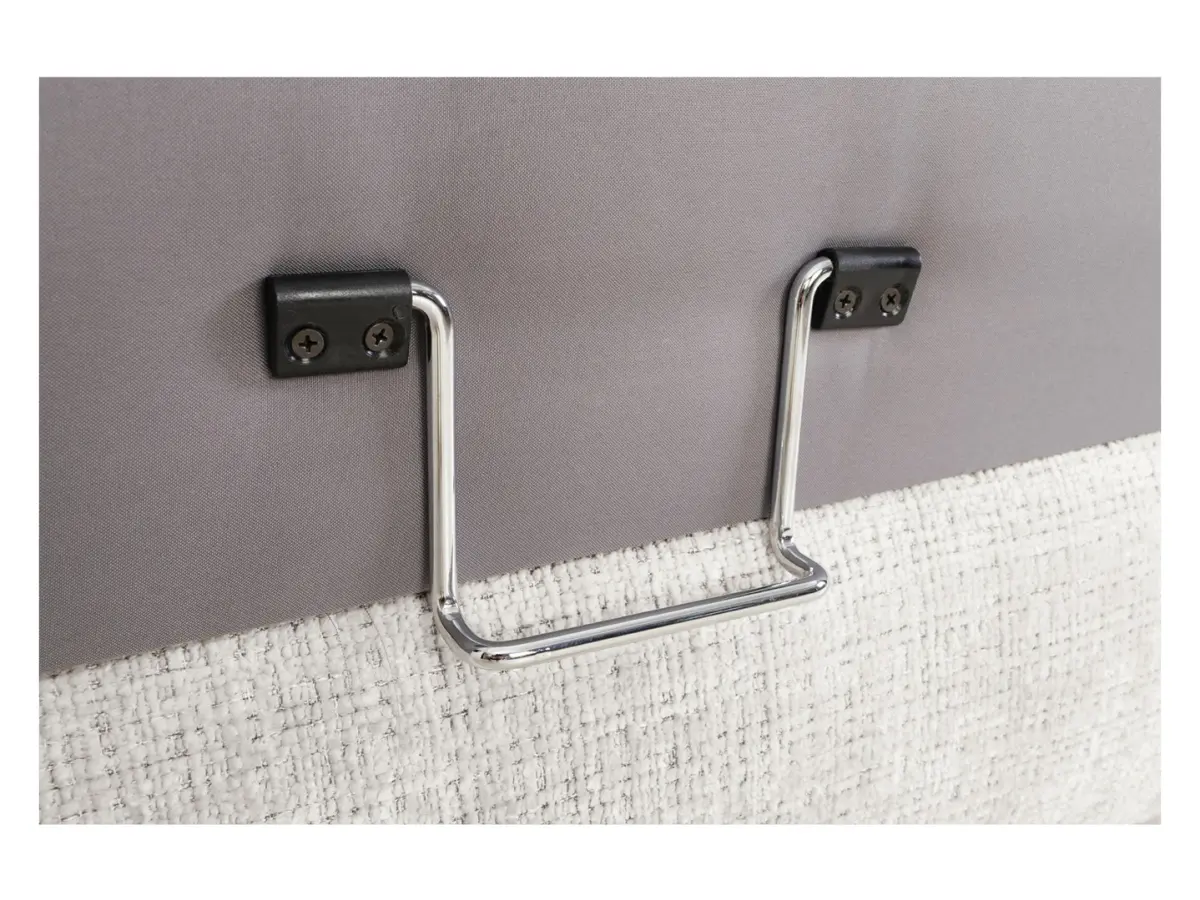 Sofá rinconera izquierda Aguda convertible con arcón beige