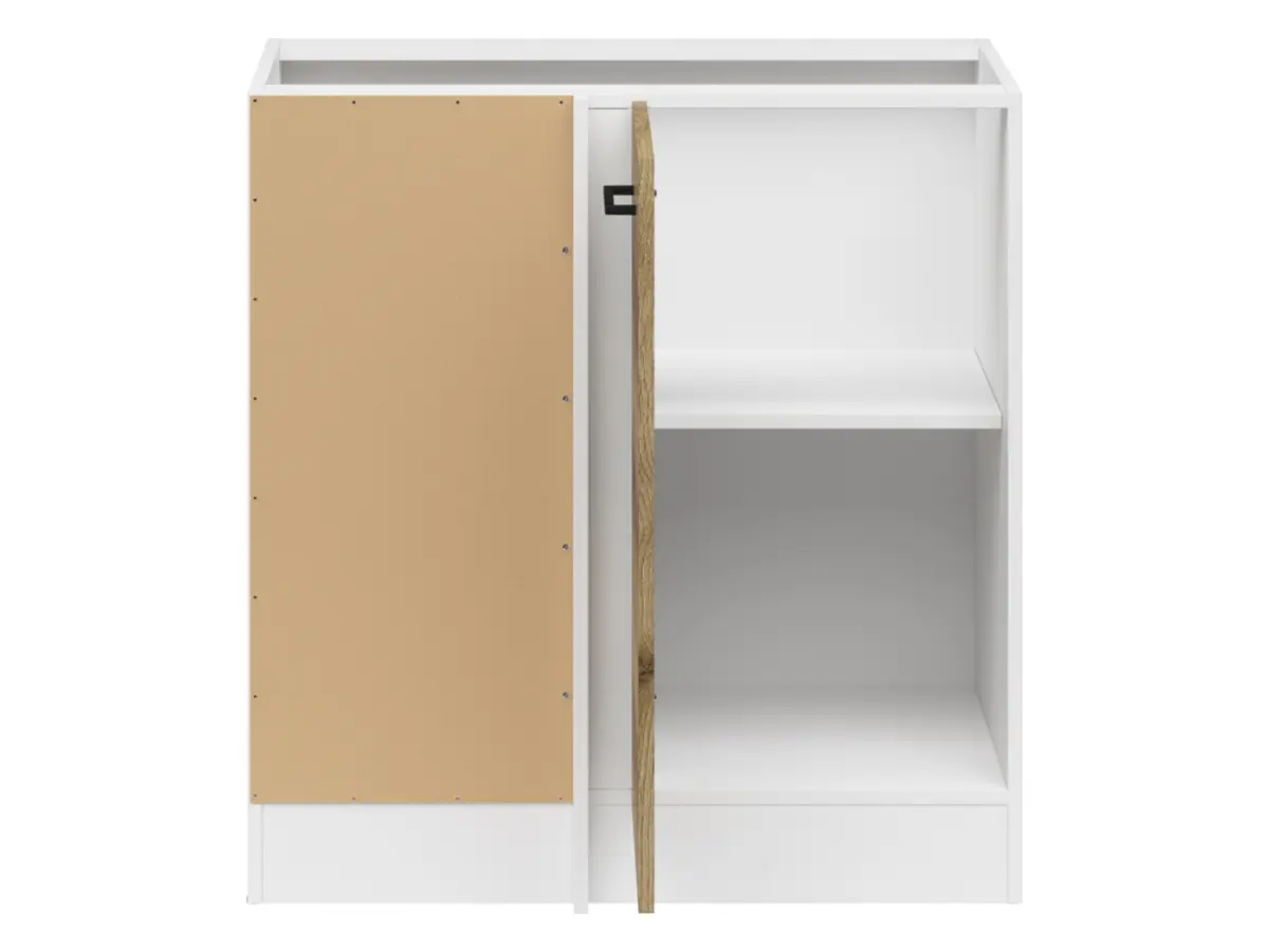 Armario de cocina bajo de rincón Junona Line izquierdo sin encimera roble delano claro 100x60 cm