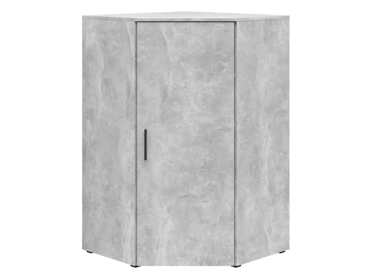 Estantería de esquina MultiDo 71,5x71,5 cm con puertas atelier claro