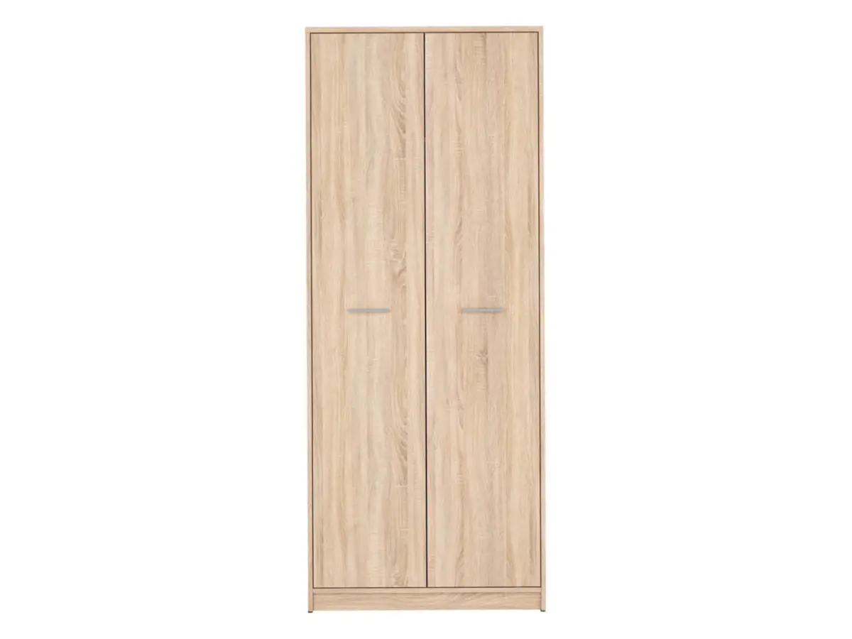Armario de dos puertas Nepo Plus 80 cm roble sonoma
