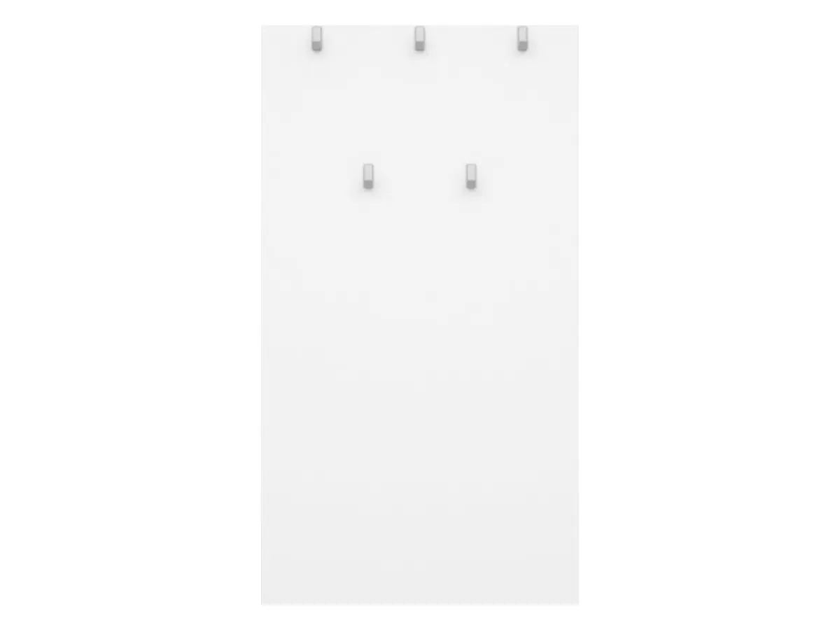 Perchero de pared para recibidor Nepo Plus blanco