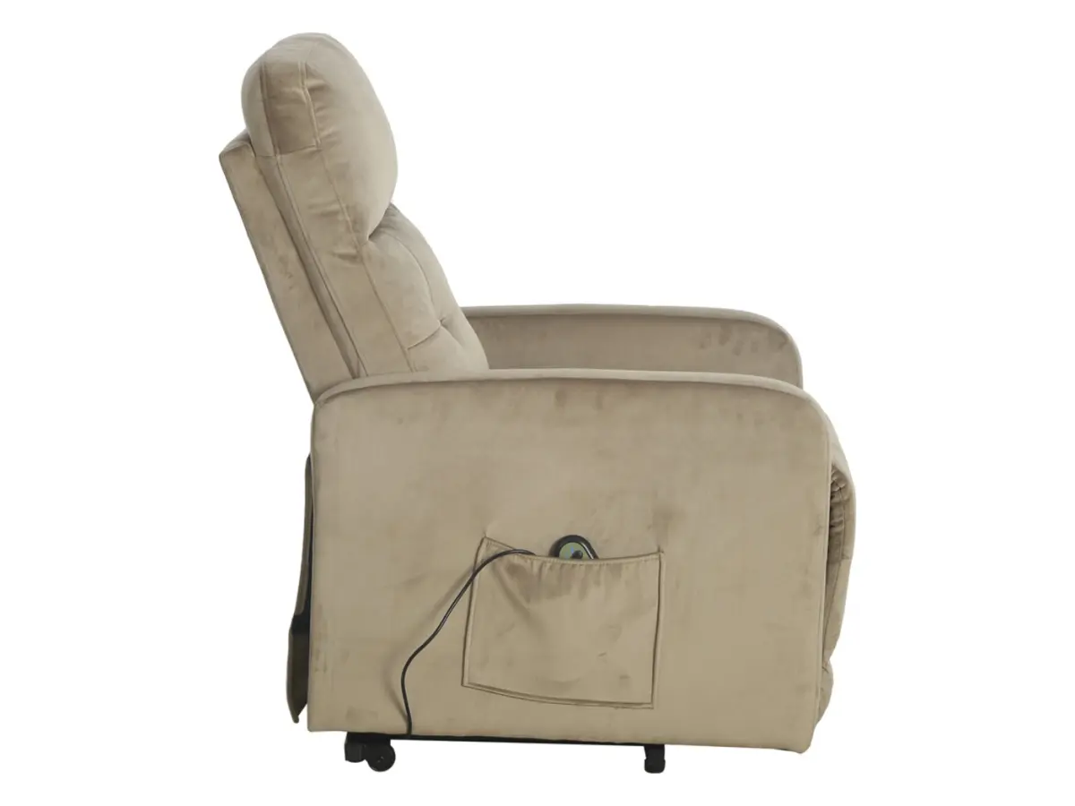 Sillón tradicional Grand con función relax beige