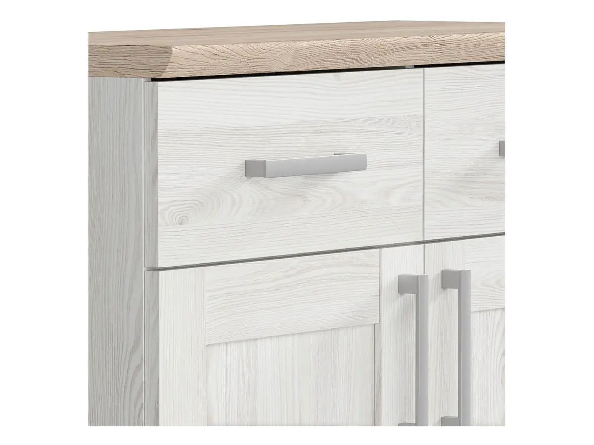 Cómoda Romance 96 cm con 2 puertas y 2 cajones alerce sibiu claro