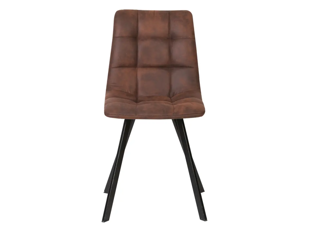 Silla tapizada Rubi marrón
