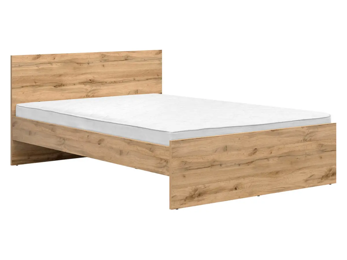 Cama Zele 140x200 roble wotan