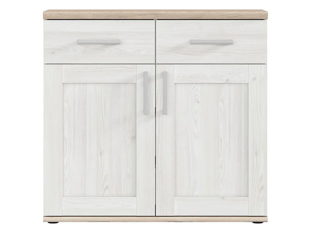 Cómoda Romance 96 cm con 2 puertas y 2 cajones alerce sibiu claro