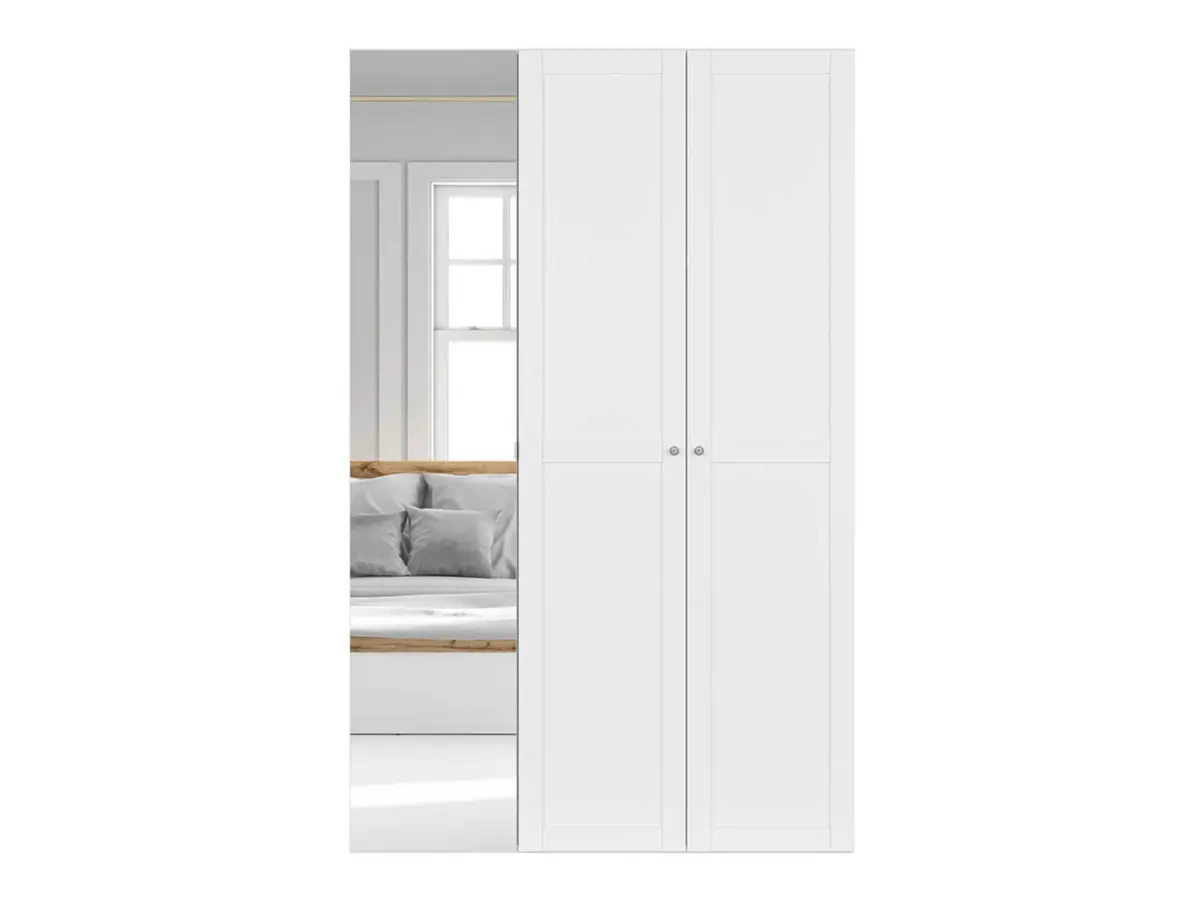 Armario modular Flex 150 cm con puertas y espejo blanco