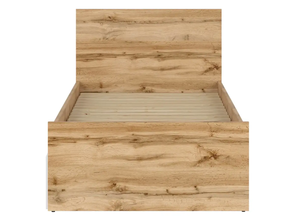 Cama Nuis 90x200 roble wotan