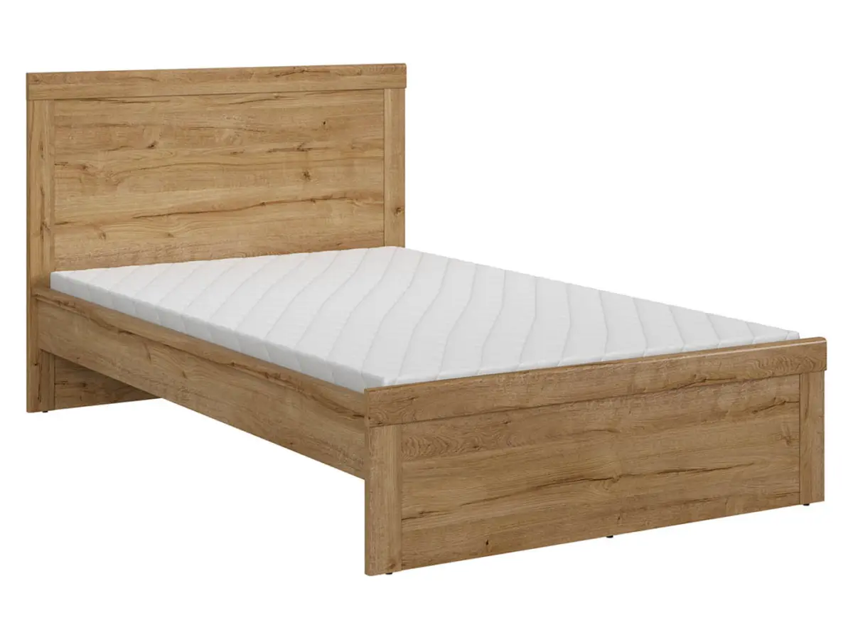 Cama Holten 120x200 roble waterford