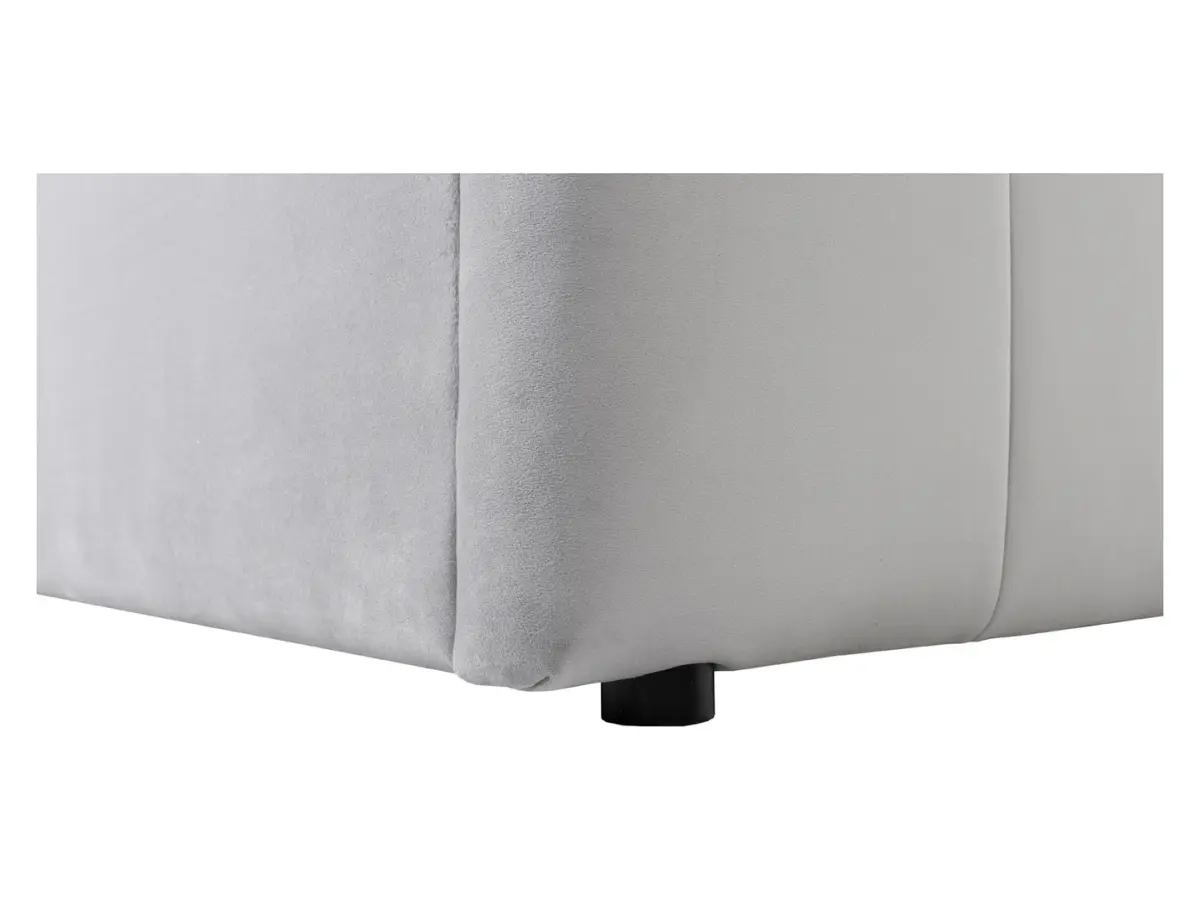 Cama tapizada Lones 160x200 gris