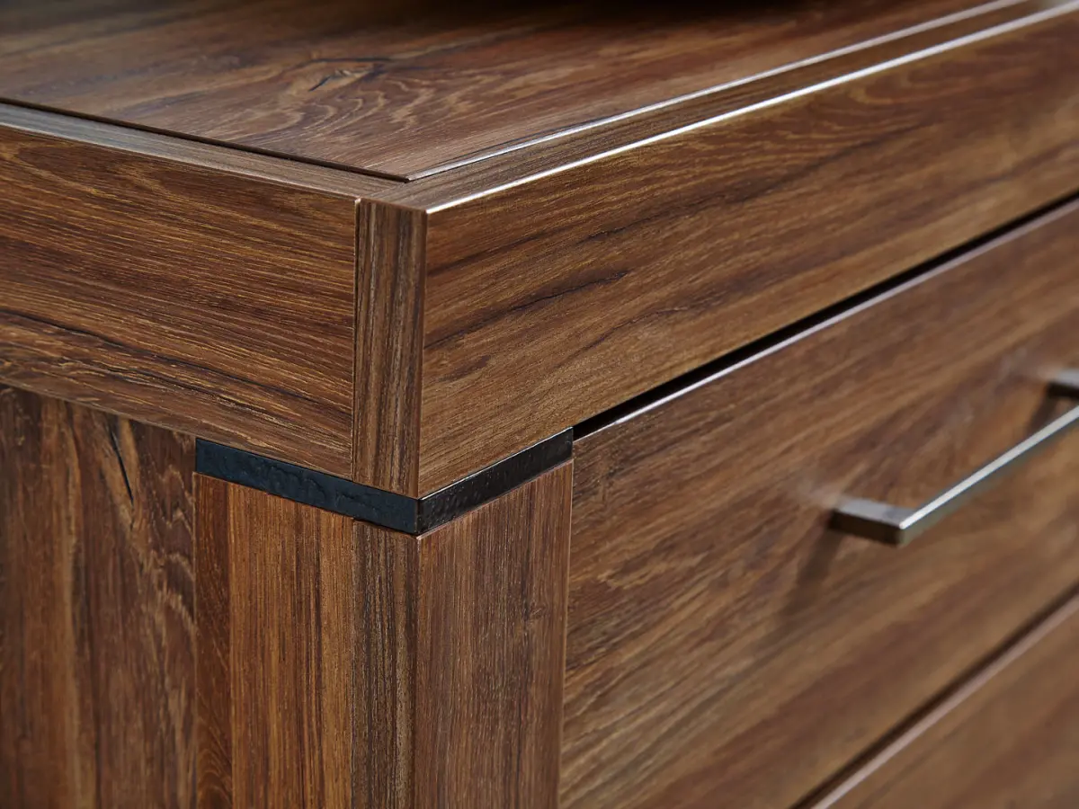 Витрина Gent 115 см с 2 дверями и 2 ящиками дуб стирлинг