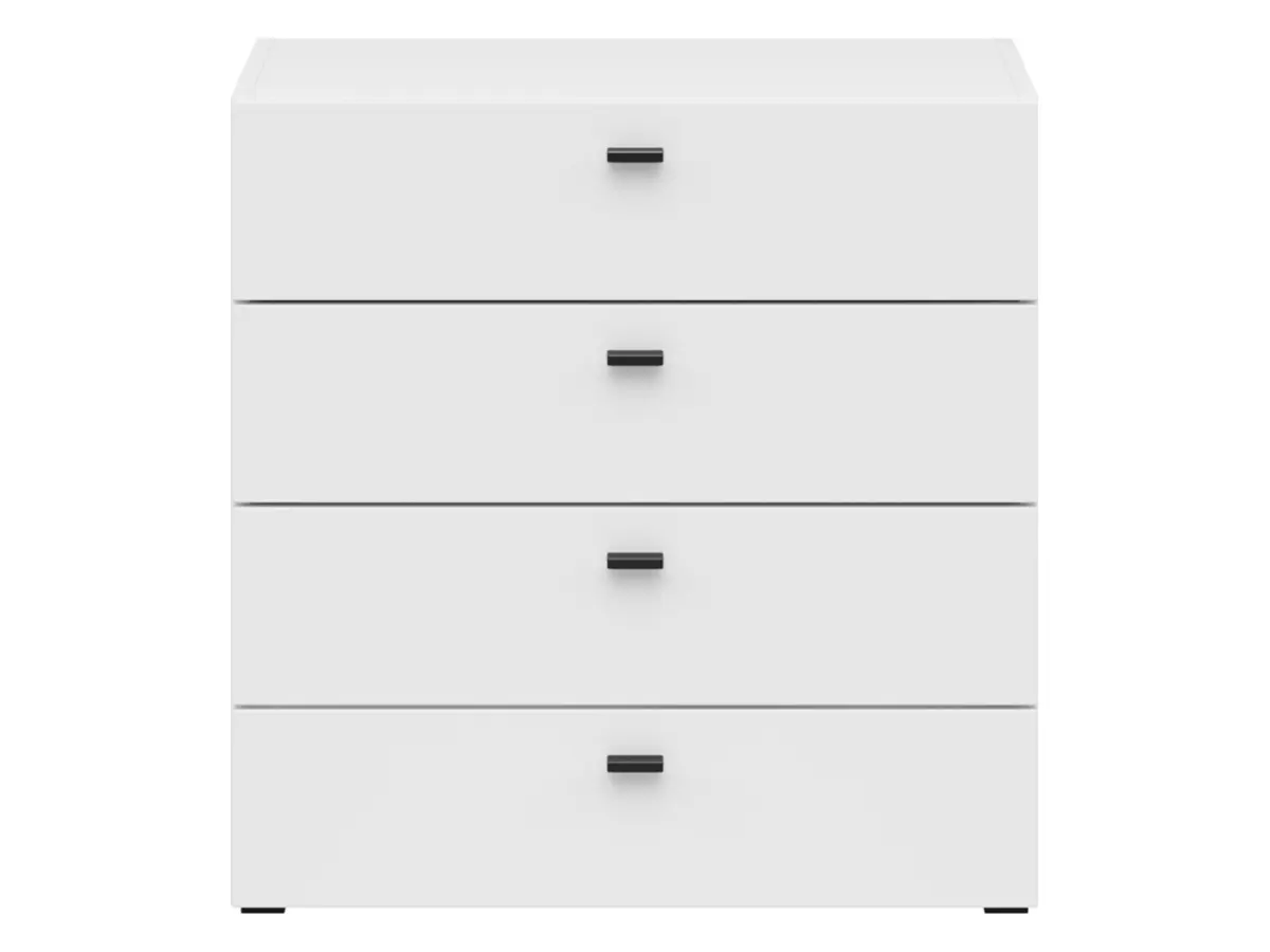 Комод System 64 с 4 ящиками белый