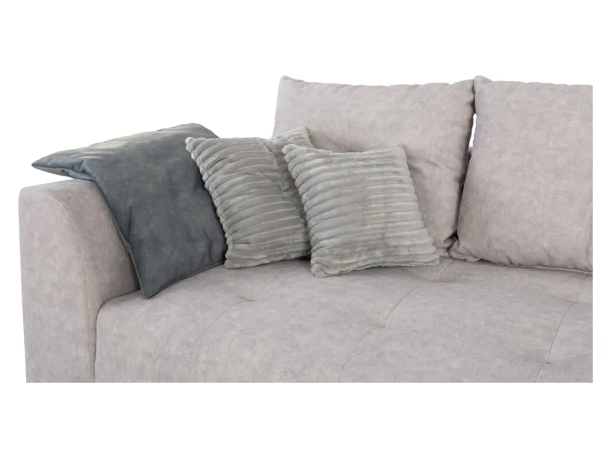 Sofá de tres plazas Royal IV plegable con arcón taupe