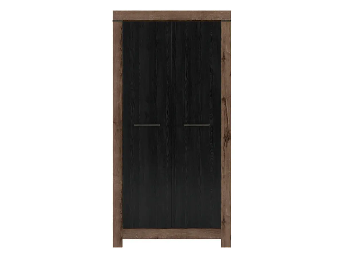 Шафа дводверна Balin 98 см дуб монастері/дуб чорний