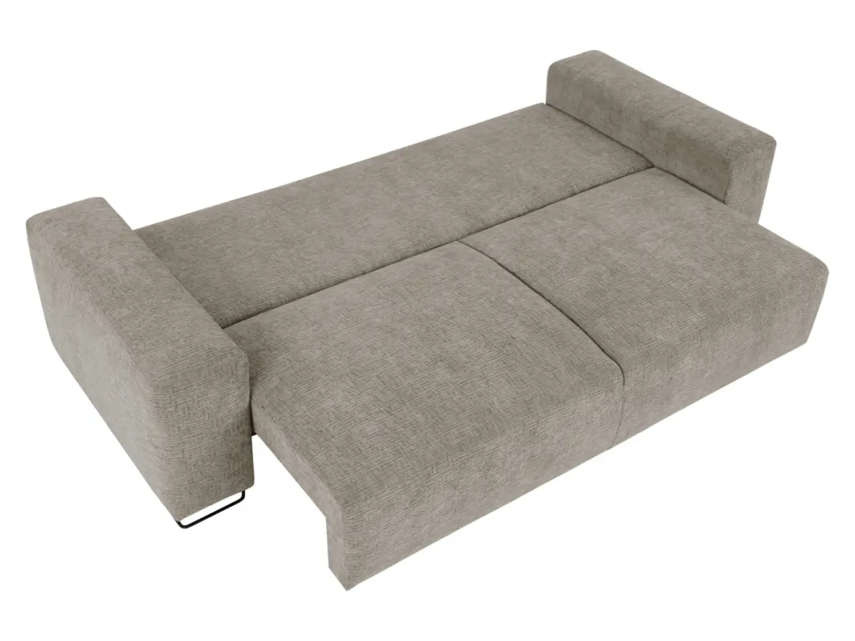 Sofá cama de tres plazas Kizo beige