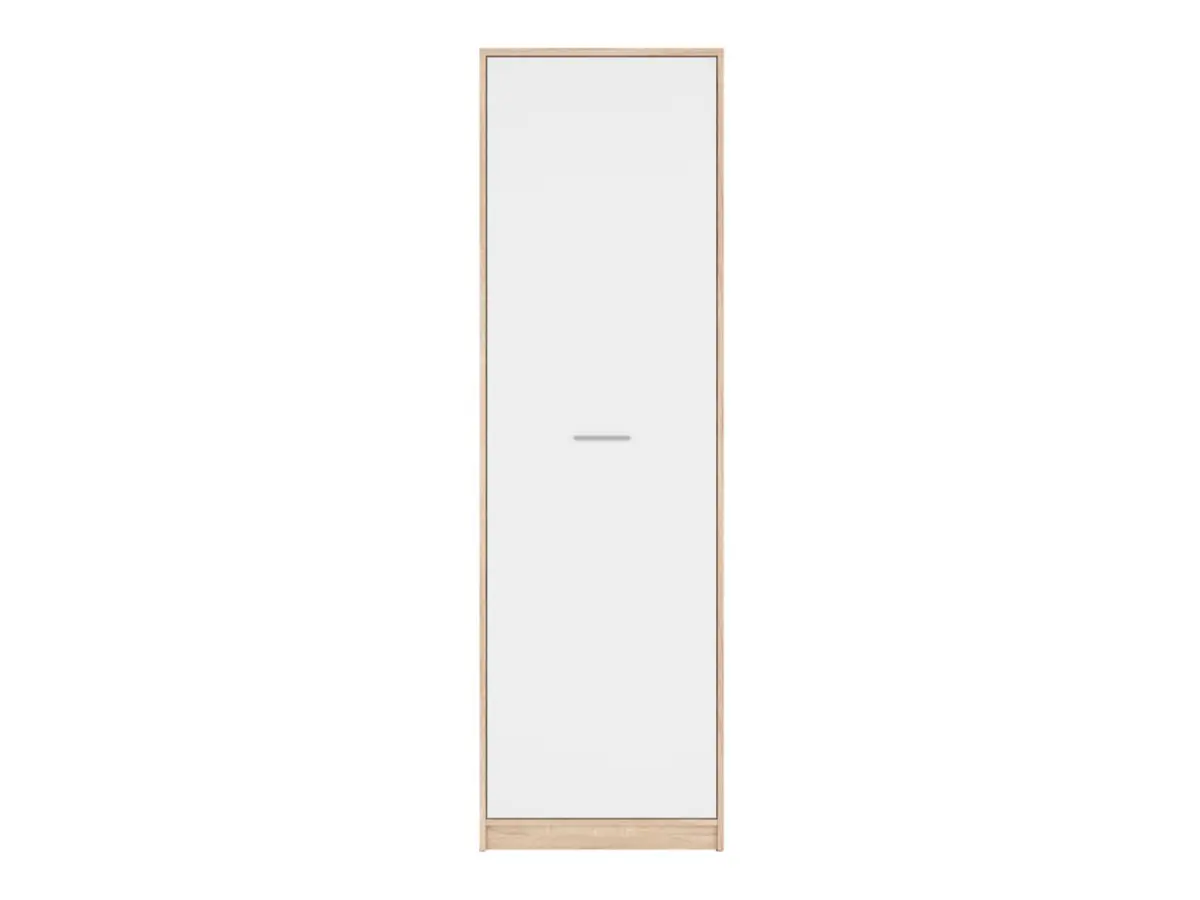 Estantería Nepo Plus 60 cm con puertas roble sonoma/blanco