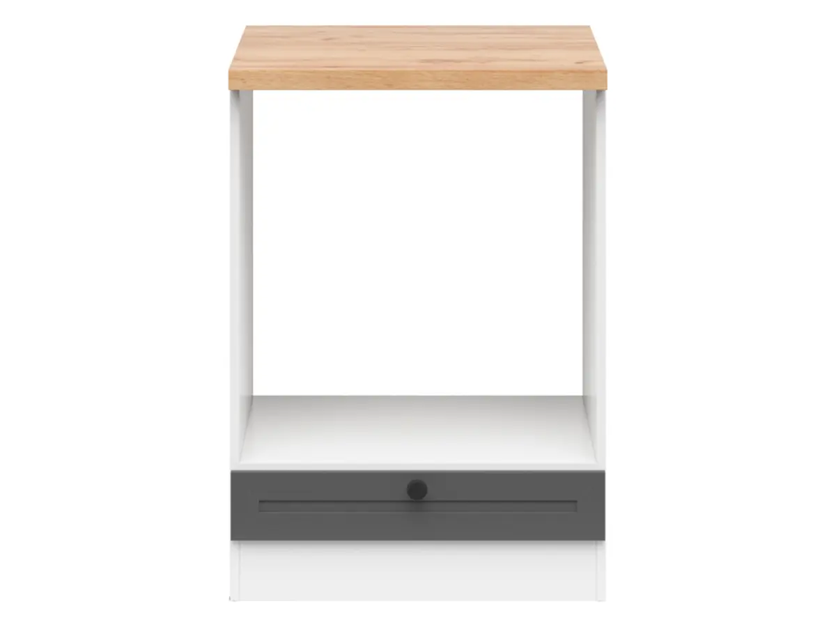 Mueble de cocina para horno Junona Line 60 cm grafito con encimera