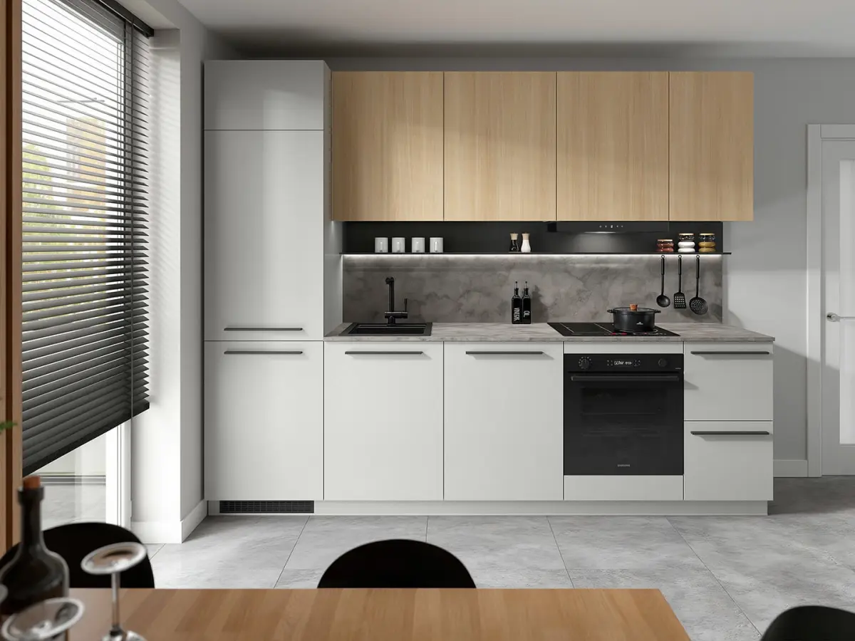 Стеновая панель столешница Milino 225 см сланец ароса темный